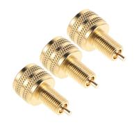 GALPADA 3pcs Truck Tire Inflator Adapter with Copper Material, Compatible with Inflators, Outer Diameter 8mm and Inner Diameter 12mm, Suitable for Long Journeys and Road Trips