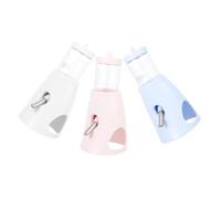 GALPADA 3pcs Vertical Hamster Water Bottle with Stand Small Pet Drinking Dispenser for Hamsters Rabbits Squirrels Chinchillas Stable Upright Feeder for Diverse Small Animals