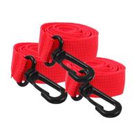 GALPADA 3pcs Walking Rope Elastic Safety Leash for Preschool Kindergarten Outdoor Use Portable Anti-Lost Walking Transition Rope with Comfortable Grip Red