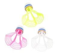 GALPADA 3pcs Windproof Nylon Badminton Shuttlecocks Impact Resistant Birdie for Indoor Outdoor Training and Replacement Use