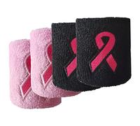 GALPADA 4 Pack Sports Wrist Wraps - Breathable & Comfortable Running Wrist Support for Weightlifting - Gym and Breast Cancer Awareness Ideal for Athletes and Fitness