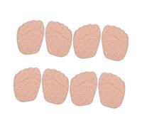 GALPADA 4 Pairs Women Heel Inserts Self Adhesive Ball of Foot Cushions for Relief Shock-Absorbing Forefoot Pads Beige Invisible Soft Gel Massager for All-Day Comfort in Heels Shoes