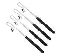 GALPADA 4 Pcs Adjustable Puppet Rods Hand Puppet Arm Control Poles with Protective Sleeves Ergonomic Comfortable for Puppeteers