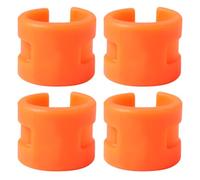 GALPADA 4 Pcs Rubber Protective Rings for Mountain Bike Chain Guard, Lightweight Anti-collision Bike Accessories for Rear Fork, Sturdy Bicycle Chain Protector