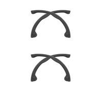 GALPADA 4 Pcs Snowboard Bumper Guard Winter Season Rubber Edge Strip Black | Arc Shaped Deck Protector, Tip and Tail Coverage, for Carving Sessions and Freestyle Riders
