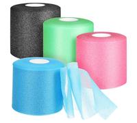 GALPADA 4 Rolls Boxing Tape for Hands and Athletic Tape Pre Wrap Soft and Comfortable Sponge Material, Easy to Bend and Irritation-Free, for Athletes and Sports Enthusiasts Protecting Body
