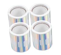 GALPADA 4 Rolls Kraft Paper Jewelry Tags Self Adhesive Price Label Stickers for Retail Shop Display and Organizing Each Removable Jewelry Tags for Necklace Bracelet Ring Pricing