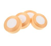 GALPADA 4 Rolls Sheer Yarn Ribbon for DIY Bows and Floral Bouquet Wrapping Transparent Decorative Mesh Tulle Ribbon for Wedding Party and Holiday Decorations