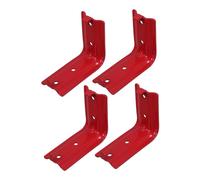 GALPADA 4 Set Heavy Duty Fire Extinguisher Bracket with Dual Head Design Wall Mount Holder for Dry Chemical and Water Extinguishers Supports Up for Efficient Space Saving and Secure