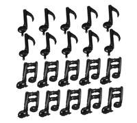 GALPADA 40 Pcs Music Note Foil Balloons Black Aluminum Film for Birthday Shower Wedding Party Decorations Easy Inflate Music-themed Celebration Accessories