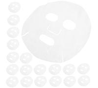 GALPADA 400pcs Cotton Facial Sheets for DIY Skincare, Soft Compressed Face Mask Paper with Face Design, Sustainable for Home Facial Treatments and Salon Supplies