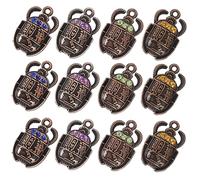 GALPADA 40pcs Beetle Charm Pendant for DIY Jewelry Making Antique Scarab Bead for Bracelets Necklaces Crafting Durable with Fine Details for Decorations