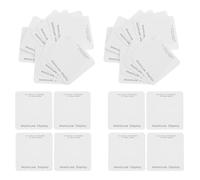 GALPADA 40pcs Press on Nail Display Paper Cards White Manicure Supply for Nail Business Supplies Easy-to-retrieve Organizing and Arranging Board
