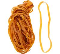GALPADA 45pcs Yellow Thick Rubber Bands Multi-functional Rubber Strapping Bands with High Tensile Strength and Firm Hold for Home Use and Food Packaging Sealing