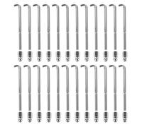 GALPADA 48pcs Banjo Hook Brackets Accessories Tension Hooks Metal Precision Design Comprehensive Repair Support for Guitar and Western Musical Instruments Maintenance