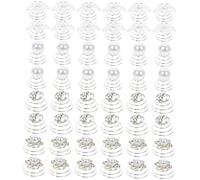 GALPADA 48pcs Pearl Swirl Hairpin Hair Clips for Wedding Bridal Spiral Clip Pearl Hair Accessories