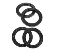 GALPADA 4pcs Abs Speaker Spacer Rings for Car Audio Upgrade Durable Mounting Adaptor Easy Installation for Wide Compatibility Enhances Sound Range and Driving Safety