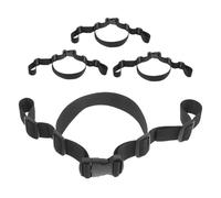 GALPADA 4Pcs Adjustable Highchair Straps 38Mm Wide Black High Chair Belt Replacement for Stroller and Feeding Chair Safety Harness