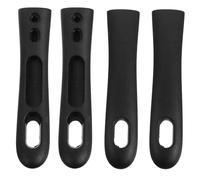 GALPADA 4pcs Bakelite Pot Handles Replacement with Ergonomic Grip and Universal Fit, Heat Resistant Anti-Scald Cooking Pan Handles for Frying Pans and Pressure Cookers