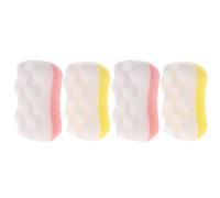 GALPADA 4pcs Bath Sponge Set Exfoliating and Skin-Friendly Sponges for Shower and Bathing for Bathroom and Home Use Effective Dead Skin Removal and Gentle Cleaning Random Color