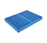 GALPADA 4pcs Blue Plastic Small Animal Foot Pads for Chinchilla and Puppy Cage Mats, High Strength Floor Mats Ensuring A Clean Environment, for Kitchen Floor and Bathroom Use