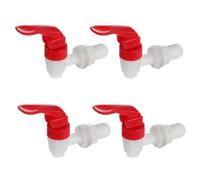 GALPADA 4pcs Bottle Faucet Set with No Dripping and Flow Control Features, Sturdy Spouts for Beverage Dispensers and Home Brewing