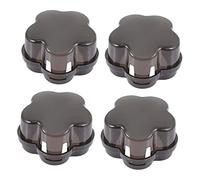GALPADA 4pcs Child Proof Door Knob Covers for Kitchen Safety Plastic Stove Knob Covers with Easy to Install Design Prevent Residential Fire for Childproofing Oven Burners