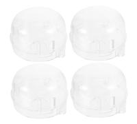 GALPADA 4pcs Clear Safety Stove Knob Covers Fit Gas Cooker Protector Prevents Accidental Ignition for Kitchen Safety