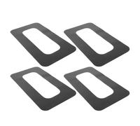 GALPADA 4pcs Detachable Fin Base Adapter 9 Inch for Sup Paddle Board Center Fin Box Connector Patch Made of Sturdy Pvc with Effortless Attachment Suitable for Ocean and Lakes