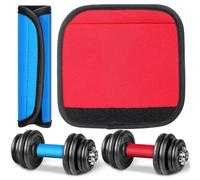 GALPADA 4Pcs Detachable Pull-Up Bar Grip Pads Shock Absorbing Fitness Cushion for Indoor Doorway Horizontal Bars Non-Slip Covers with Barbell and Dumbbell Handle Protectors for Strength