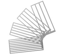 GALPADA 4pcs Diamond Art Accessories Ruler Stainless Steel with Advanced Nanotechnology, Compact Design, Easy to Clean and Prevents Dust for Precise Drill Placement While Traveling