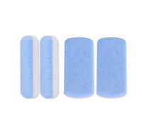 GALPADA 4pcs Double-Color Foot Exfoliators Ergonomic Pedicure Stones for Dead Skin Callus Removal Suitable for Heels Enthusiasts Elderly and Long-Standing Foot Care