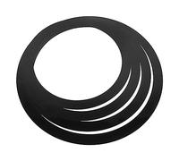 GALPADA 4Pcs Drum Kit Mute Rings Durable Snare Drum Silencing Pads for Practice Easy Install Various for Optimal Tone Control for Drummers