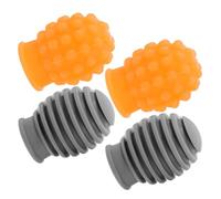 GALPADA 4pcs Drum Stick Protective Cover Silicone Tips Drumstick Accessories Drum Practice Tips Instrument Accessories