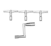 GALPADA 4pcs Drum Tuning Key Includes Type Keys Essential Hand Drummer Tool for Easy Drumhead Replacement Durable Construction for Acoustic Electronic Drums