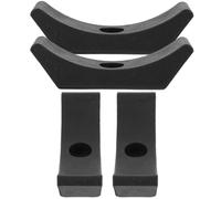 GALPADA 4pcs Dumbbell Holder Brackets for Gym Organisation, Stable Pp Plastic Dumbbell Racks Protecting Floor, Small Weight Rack Suitable for Home Workout Storage
