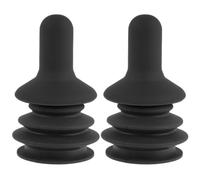 GALPADA 4pcs Electric Wheelchair Controller Knob and Gaiter Set, Rubber Joystick Protector Cover Dust Protection and Moisture Guard for Indoor Household Use, Front Wheeled Walker