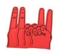 GALPADA 4pcs Foam Fingers: Sports Party Favors Outdoor Game Essentials - Fan Eva Giant Fingers - Themed Party Supplies Cheerleader Events