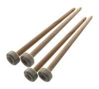 GALPADA 4pcs Gong Mallets Set for Chinese Traditional Gong with Comfortable Grip and Cotton Linen Material, Enhancing Playing Technique for Percussion Instrument Performance Random Color
