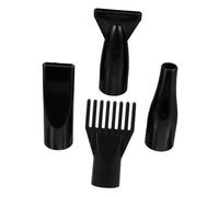 GALPADA 4pcs Hair Dryer Nozzle Adapter with Abs Material Blow Dryer Replacement Parts for Pet Grooming and Home Use Including Large Small Round and Comb Nozzles