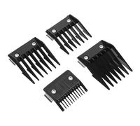 GALPADA 4pcs Hair Guides Clipper Guards Set Stainless Steel Abs Precise Control Reliable for Professional Hairstylists Home Use Hair Clipper Accessories