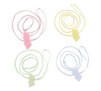 GALPADA 4pcs Hamster Vest Leash Cute Cartoon Angel Wings Small Pet Nylon Harness Leash for Dwarf Rabbits Hedgehogs Guinea Pig Walking outside