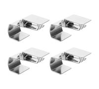 GALPADA 4pcs Heavy Duty Clips for Hanging Rug Clips for Hanging Rugs Stainless Steel Sleek Versatile Design Convenient Practical for Office and Hotel Use