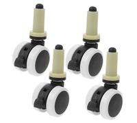 GALPADA 4pcs High Chair Wheels Chair Replacement Accessories Smooth Swivel Castors for and Easy Installation Random Color