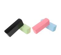 GALPADA 4pcs Japanese Seal Holder Storage Box for Name Stamps and Id Cards, Material with Pull-out Design and Individual Compartments, Streamlined Rectangle Shape for Multi-scene