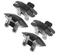 GALPADA 4pcs Js65 Mobile Phone Gaming Triggers Fast Response High Precision | ABS and Metal Build, Lightweight Clip-on Design, Black Finish, Multipurpose Use for Mobile Play