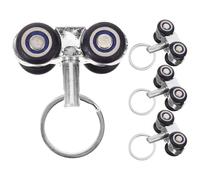 GALPADA 4pcs Metal Pulley for Infusion Track with Smooth and Stable Operation, Easy Maintenance Infusion Rail Accessories Suitable for Healthcare Setting