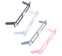GALPADA 4pcs Mini Foldable Laptop Stand for Notebook Computer and Tablet, Portable Plastic Laptop Riser Ergonomic Comfort and Ultra-mini Foldability, for Workstation and Travel