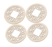 GALPADA 4Pcs Miniature Chinese Style House Windows for DIY Model Decorations for Architectural Models and Craft Projects Enhance Creativity with Mini House Supplies