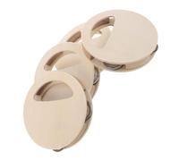 GALPADA 4pcs Montessori Wooden Maracas DIY Kit for Sensory Development and Craft Painting Natural Non-Toxic Rattles for Boys and Early Motor Skills